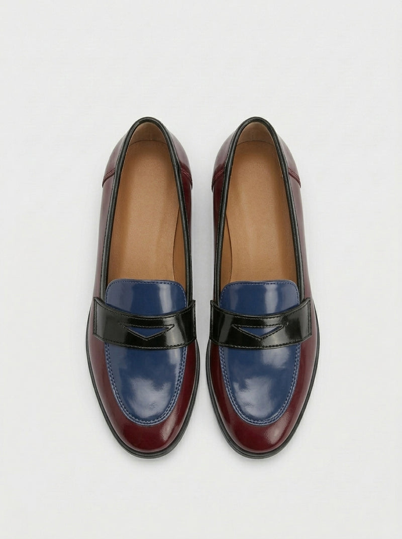 CLAUDIA | MOCASINES EN CONTRASTE