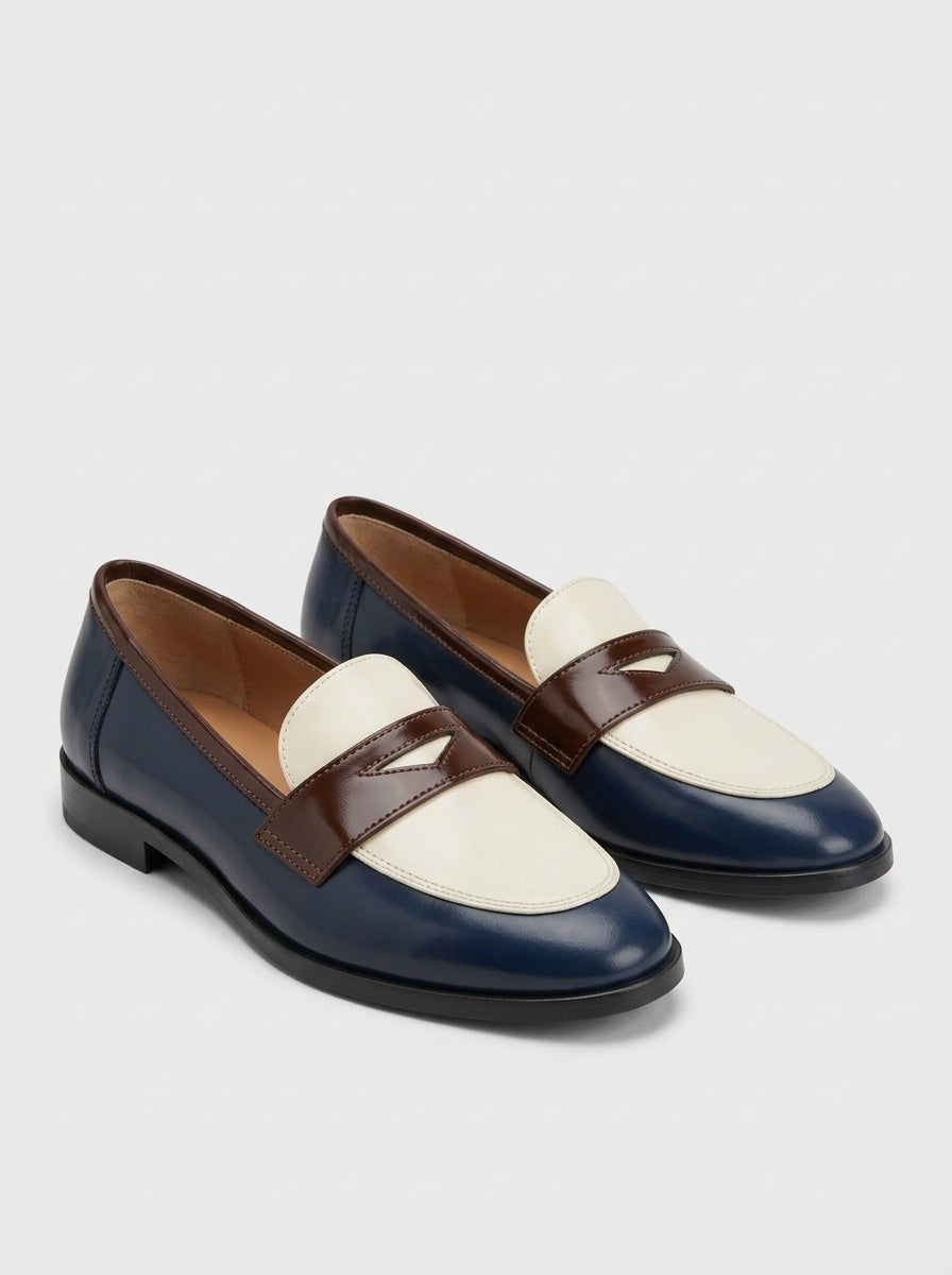CLAUDIA | MOCASINES EN CONTRASTE