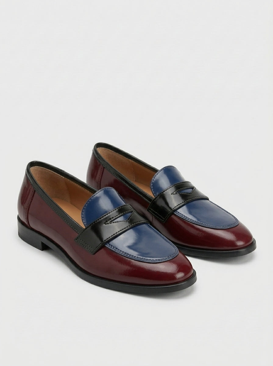 CLAUDIA | MOCASINES EN CONTRASTE