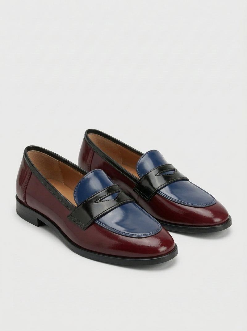 CLAUDIA | MOCASINES EN CONTRASTE