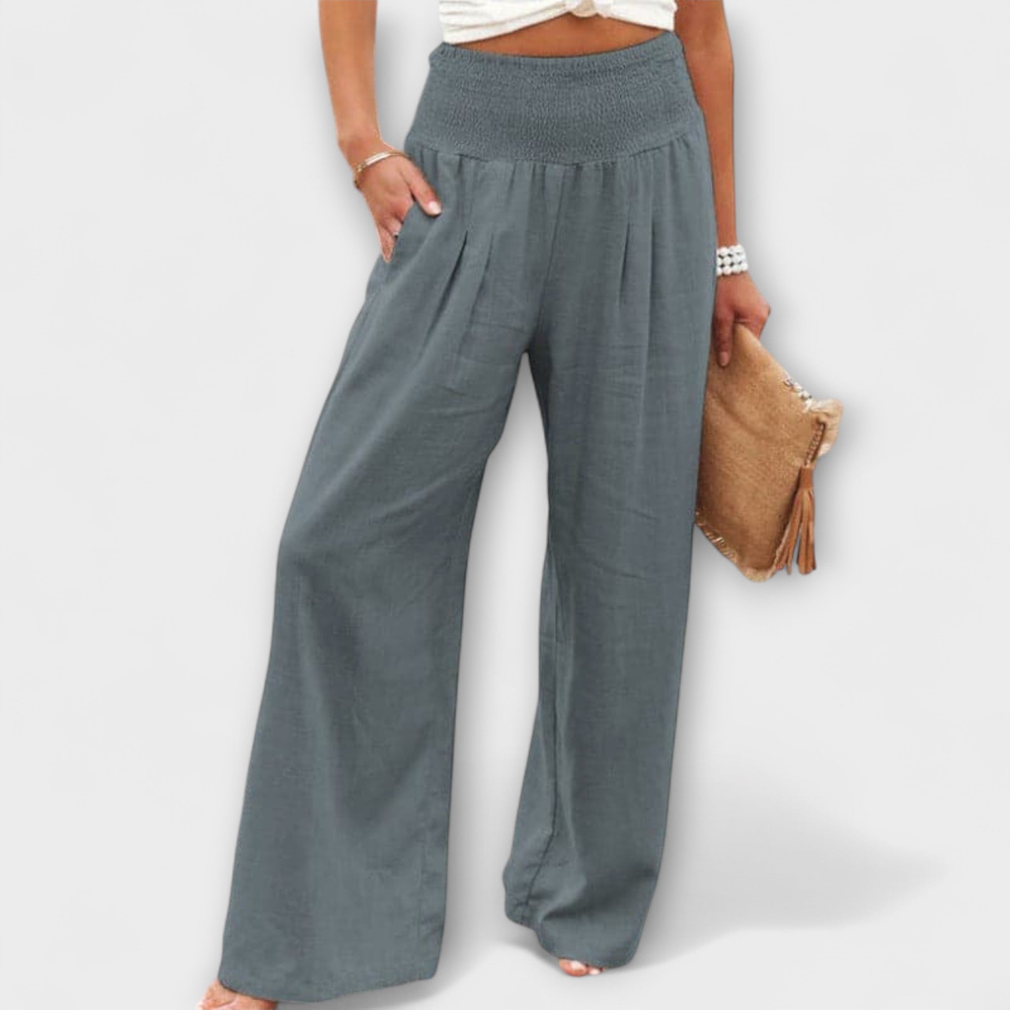 Thearya | Pantalones Anchos Casual