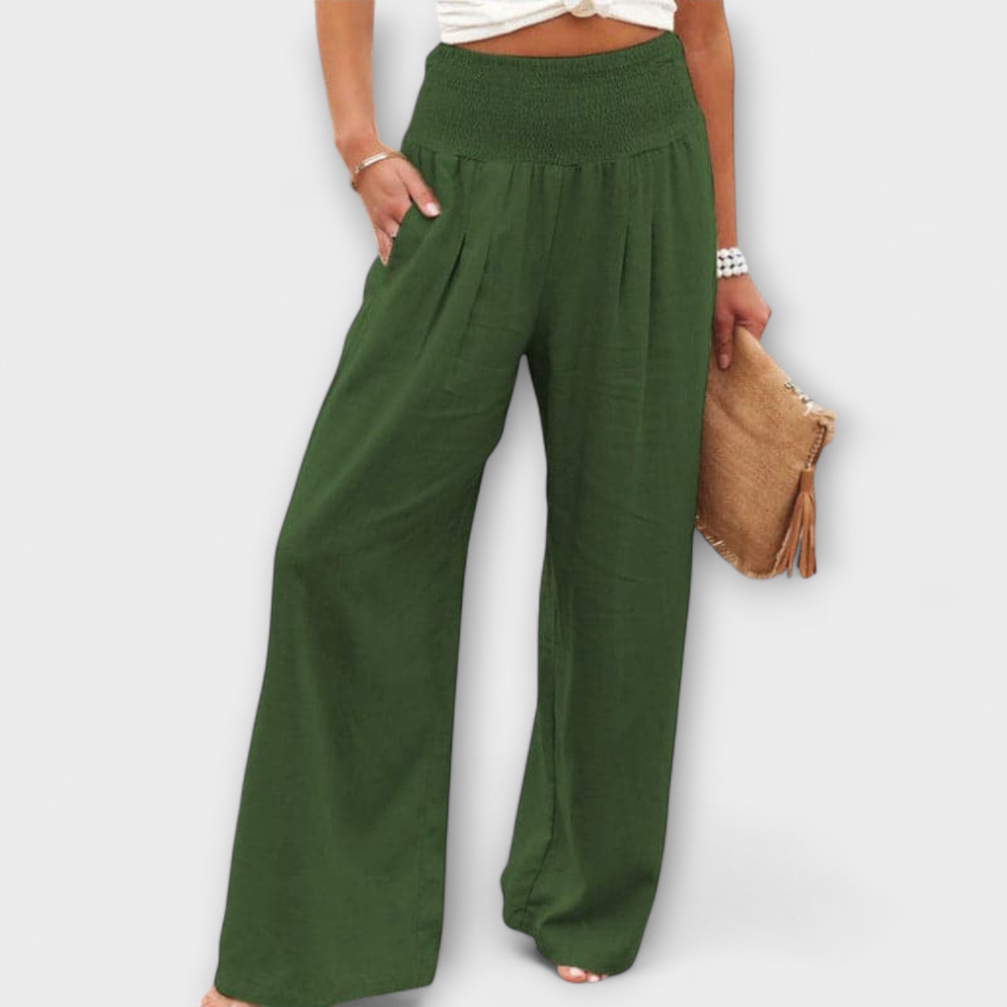 Thearya | Pantalones Anchos Casual