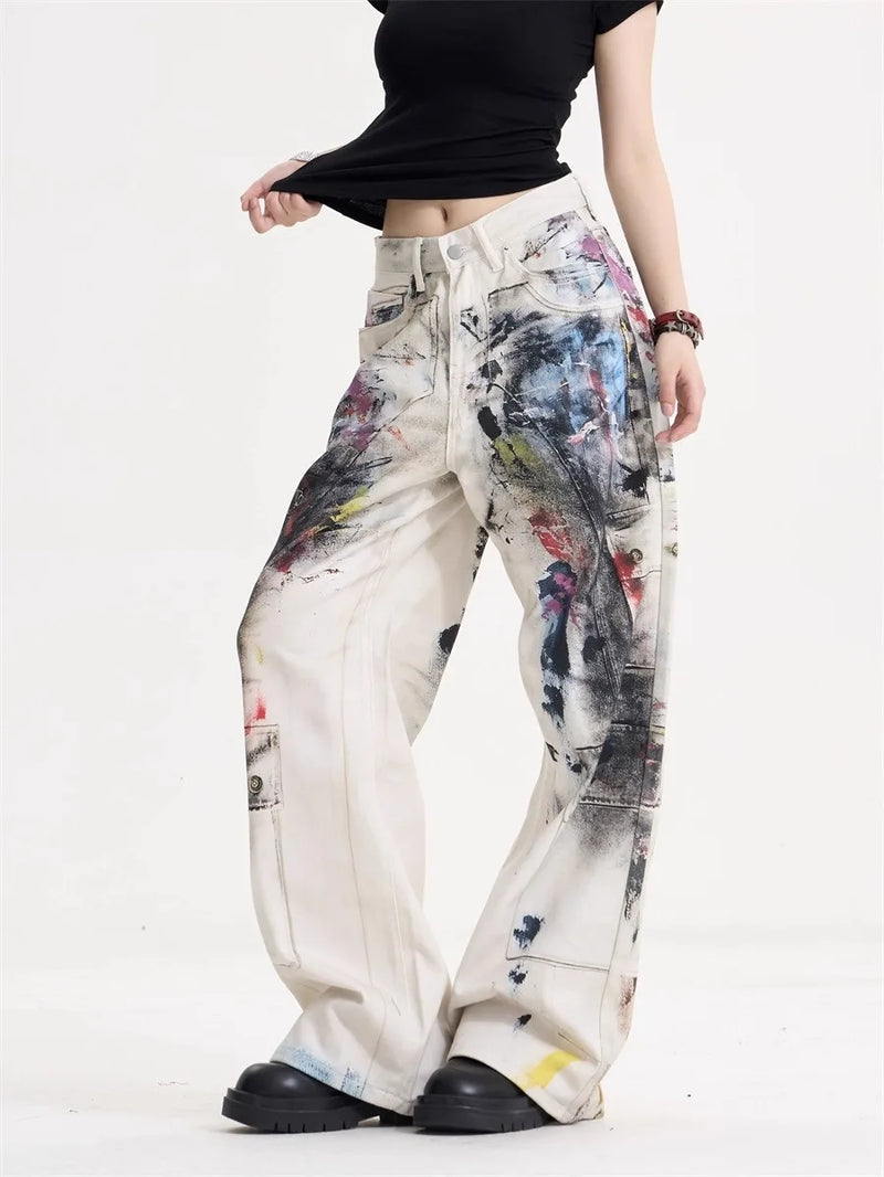 JEANS AMERICAN VINTAGE DOODLE WIDE LEG