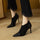 Tacones de Cuero Genuino Veronica