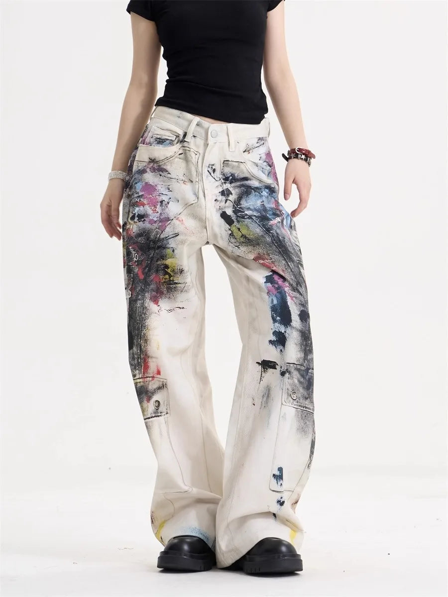 JEANS AMERICAN VINTAGE DOODLE WIDE LEG