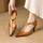 Tacones Altos de Cuero Auténtico Triana
