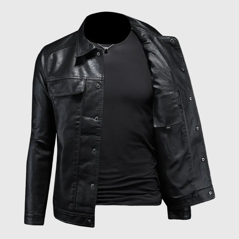 Darius | Chaqueta de Motocicleta de Cuero Premium