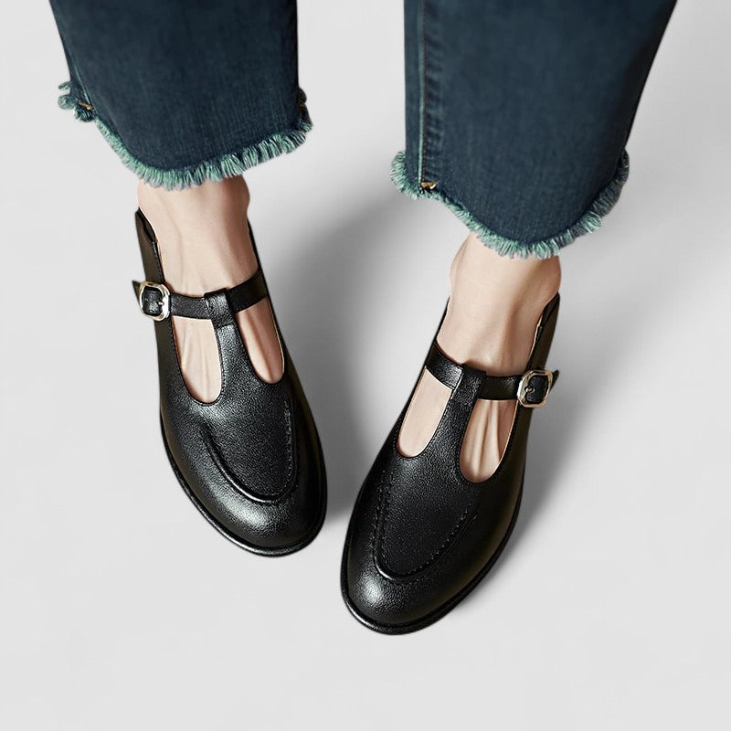 Camila – Zapatos Mary Jane ortopédicos con tacón bajo