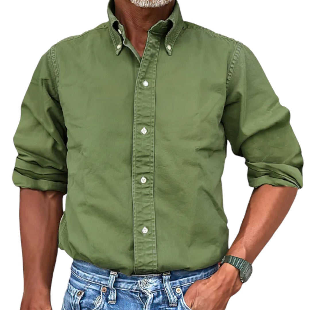 Javier | Camisa de manga larga sin arrugas