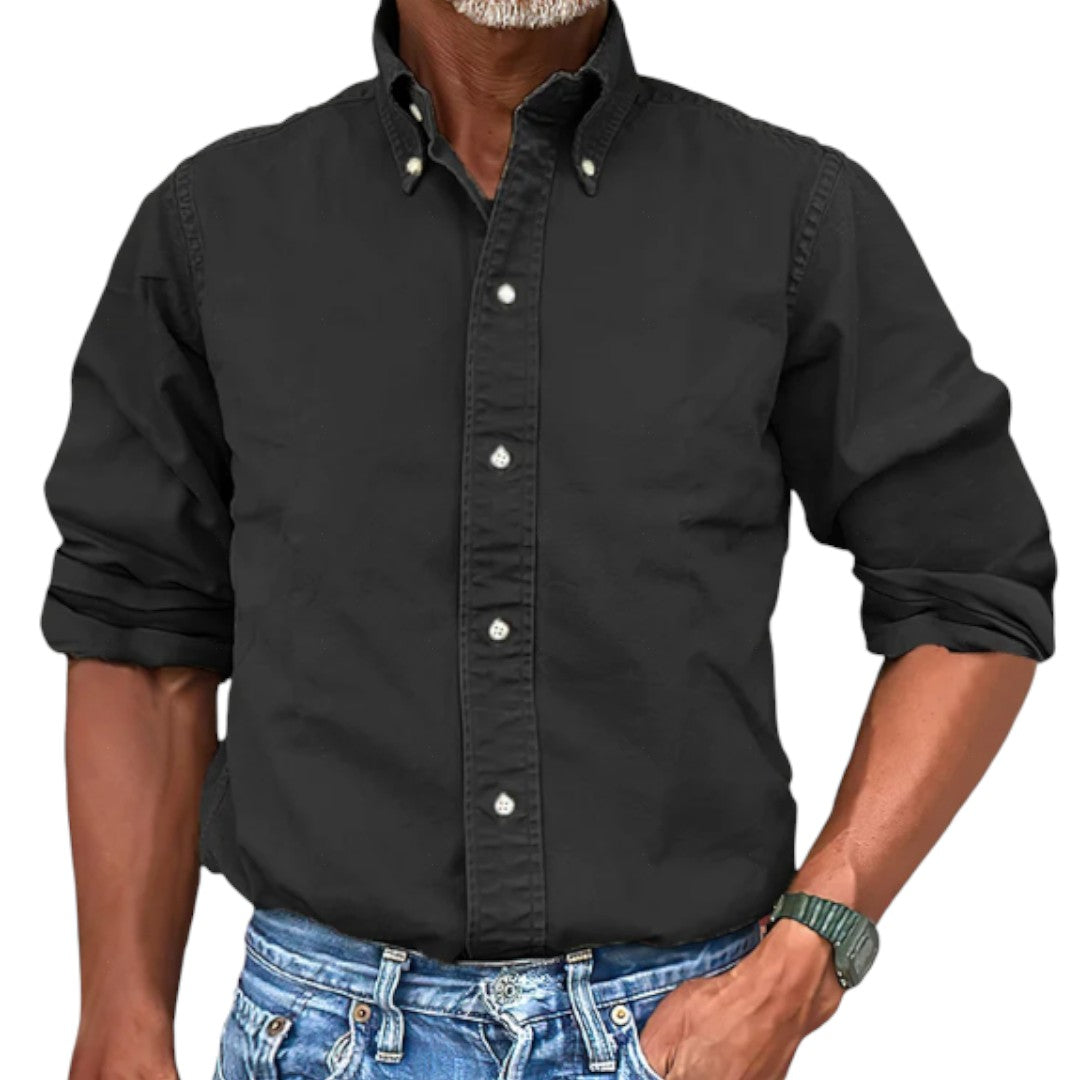 Javier | Camisa de manga larga sin arrugas