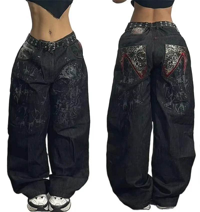 JEANS HIGH STREET WIDE LEG CINTURA ALTA