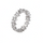 ANILLO VALENTINO COSTA PLATEADO DE ESTRELLAS CON CIRCONITAS