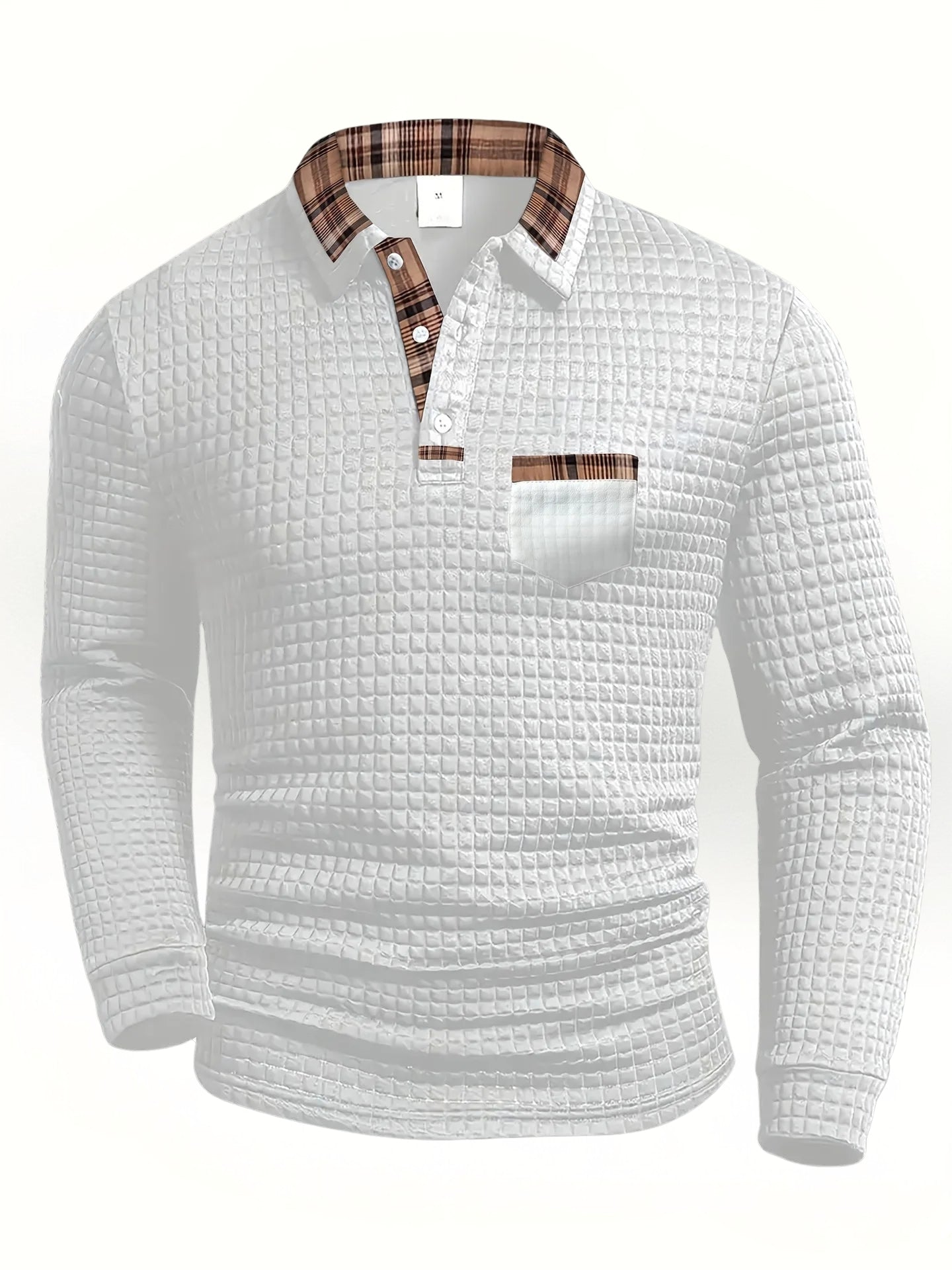 Mario™ | Polo de estilo urbano blanco
