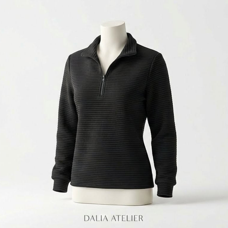 Aenne | Elegante suéter de cuello en V para mujer con una comodidad atemporal