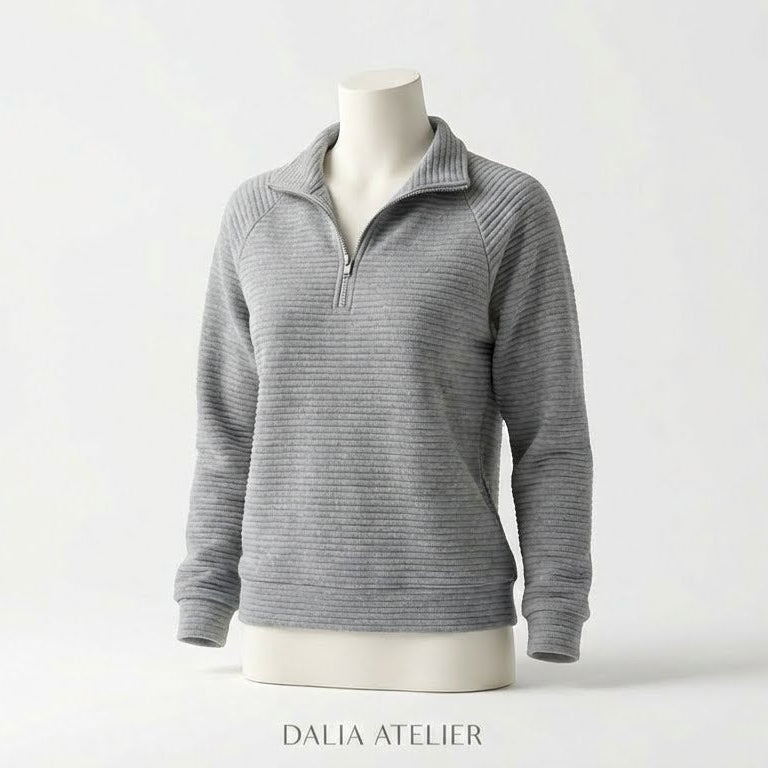 Aenne | Elegante suéter de cuello en V para mujer con una comodidad atemporal