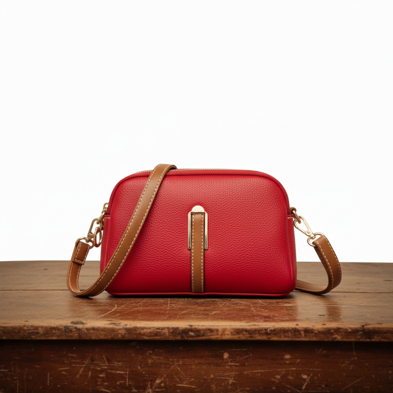 Mila Bolso de hombro de piel