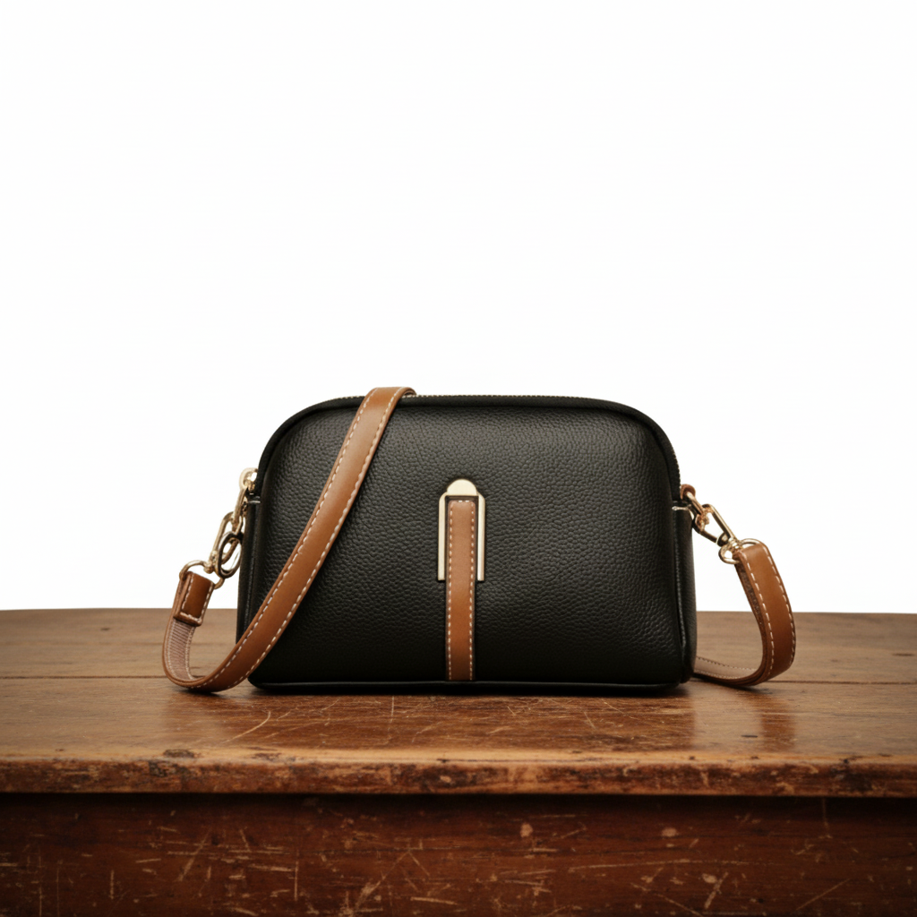 Mila Bolso de hombro de piel