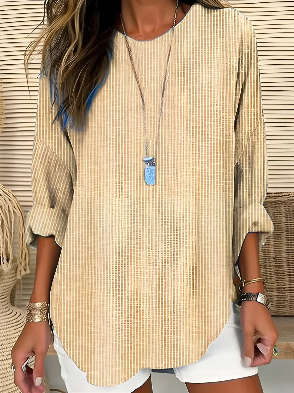 Rhea | Blusa a Rayas de Moda