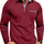 Adrián | Camiseta polo burdeos de manga larga