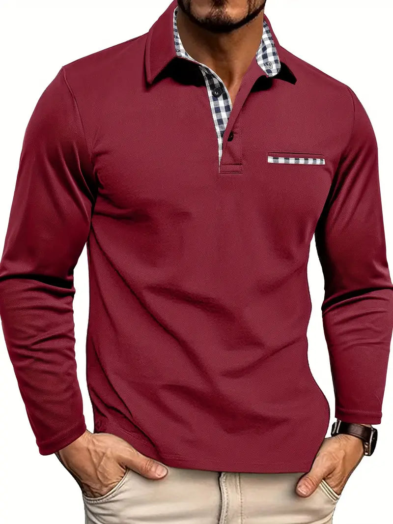 Adrián | Camiseta polo de manga larga