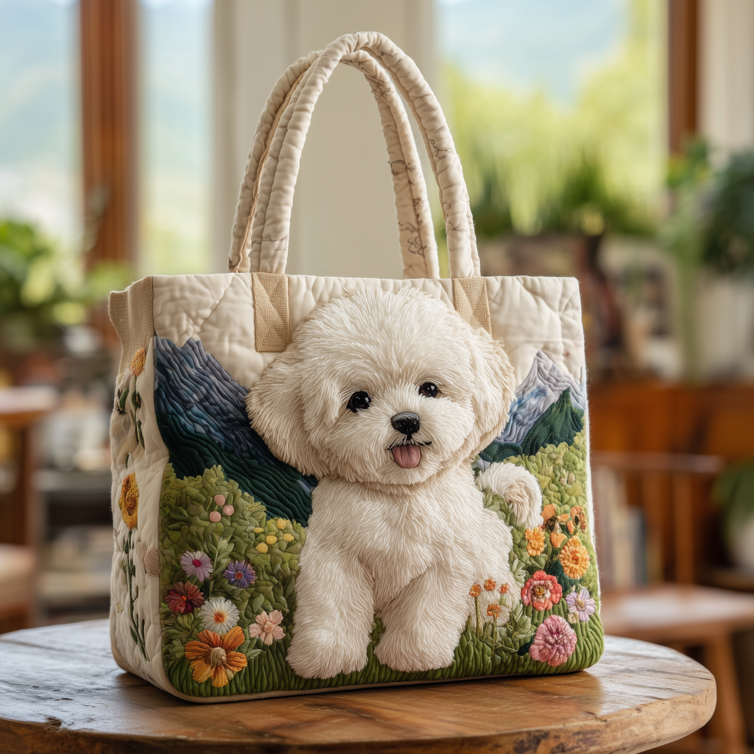 Florina™ | Bolsa Artística con Patrón Floral 3D (Impresión Impactante)