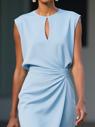 MARÍA | VESTIDO MIDI DE DISEÑO