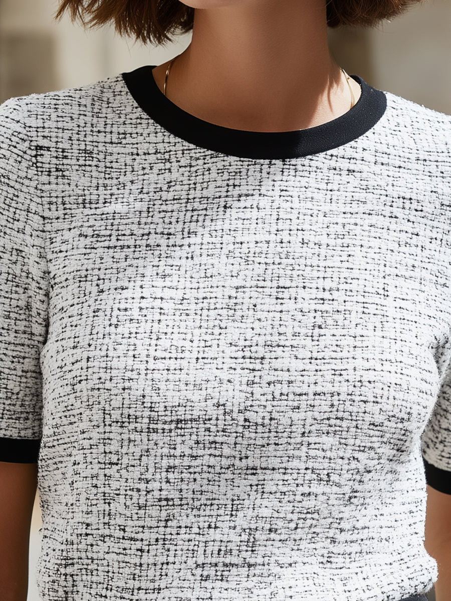 TOP VALENTINO COSTA GRAIN NOIR
