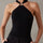 TOP VALENTINO COSTA HALTER NOIRÉ