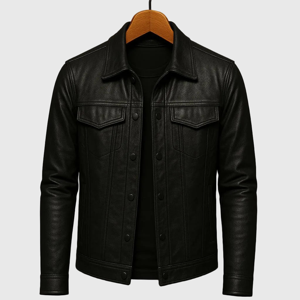 Darius | Chaqueta de Motocicleta de Cuero Premium