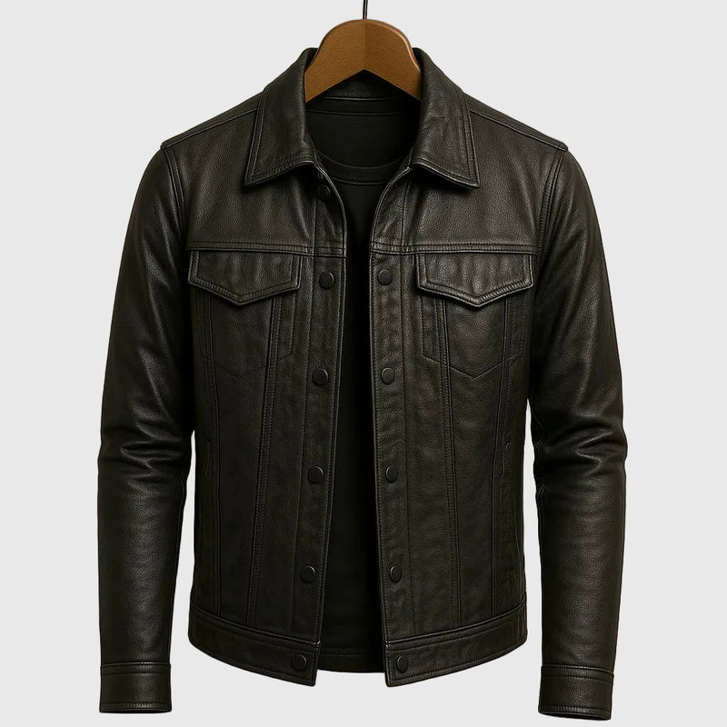 Darius | Chaqueta de Motocicleta de Cuero Premium