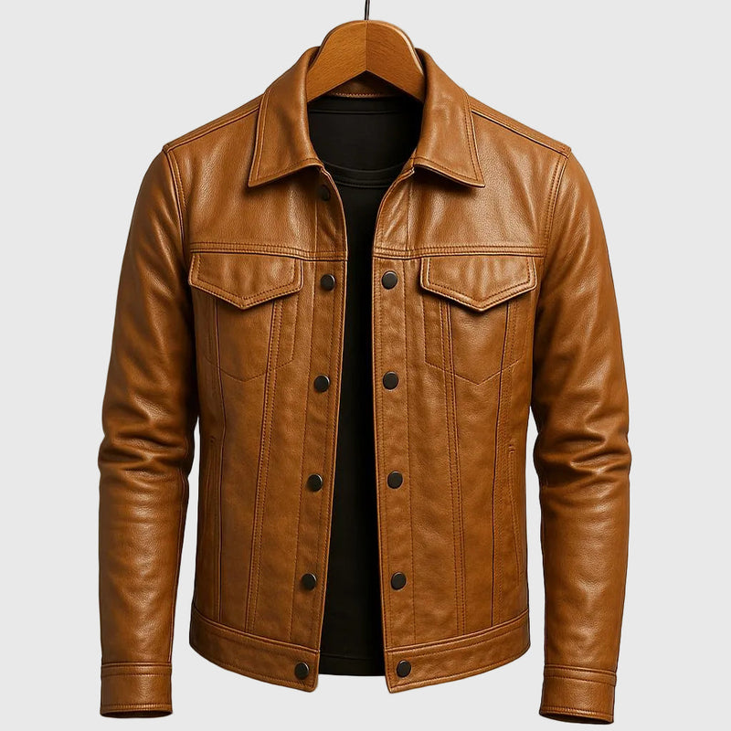 Darius | Chaqueta de Motocicleta de Cuero Premium