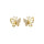 PENDIENTES VALENTINO COSTA MARIPOSA DORADOS CON CIRCONITAS