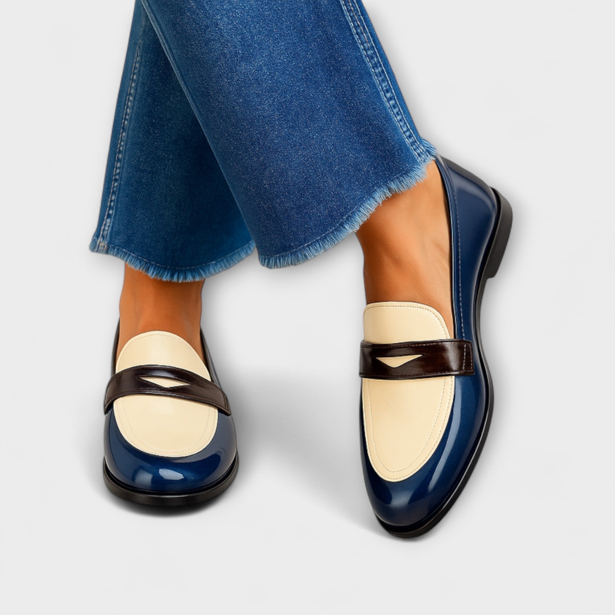 Claudia - Mocasines Kontrast