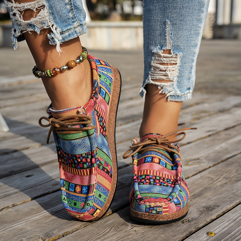 ZAPATILLAS RETRO MULTICOLOR · LIGEREZA Y CONFORT DIARIO