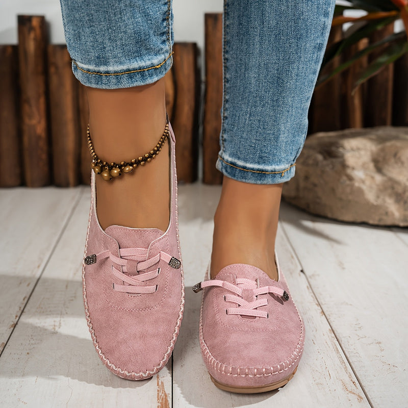 MOCASINES CASUALES DE ANTELINA CON CORDONES Y SUELA FLEXIBLE