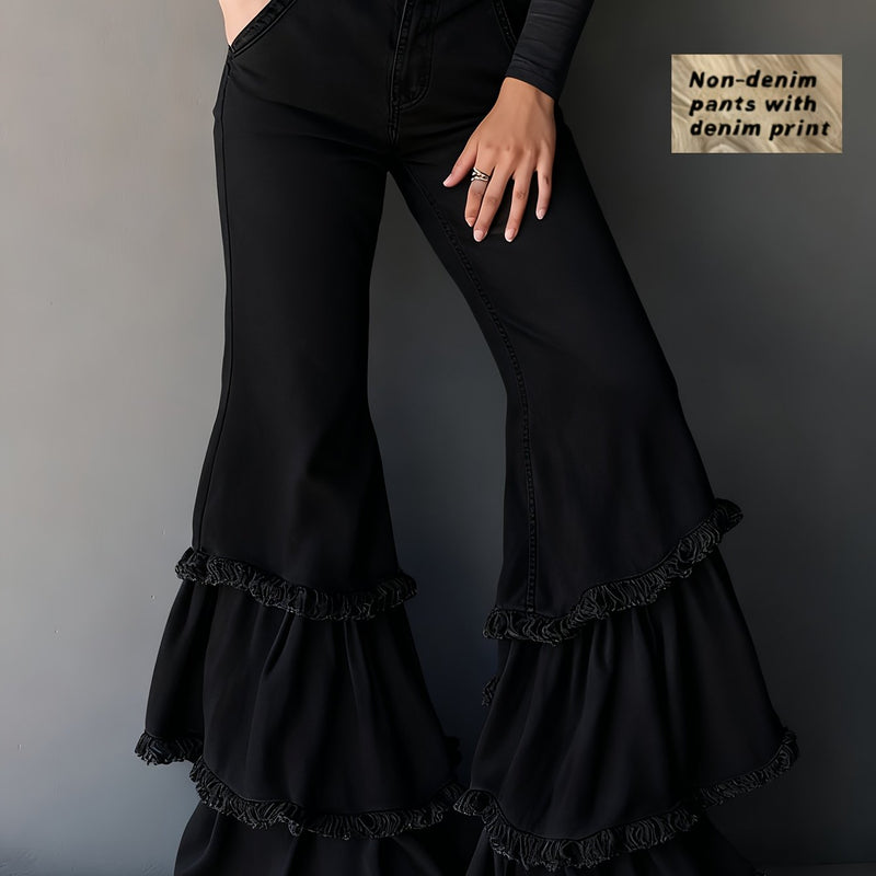 PANTALÓN CASUAL FLARE MINIMAL