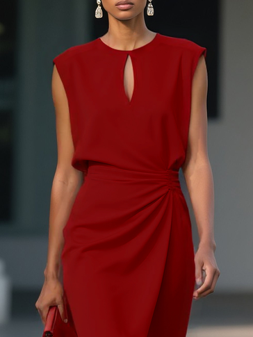 MARÍA | VESTIDO MIDI DE DISEÑO