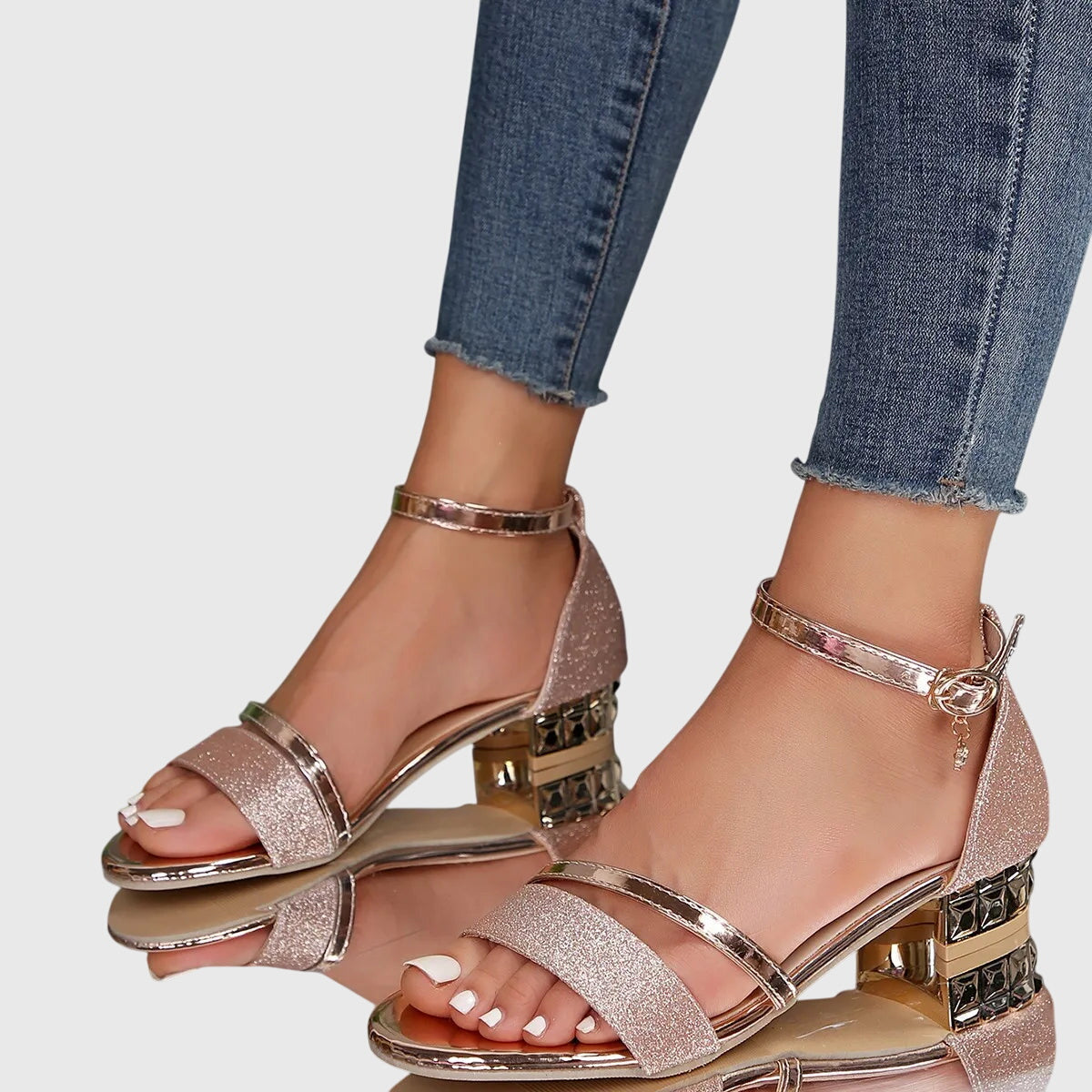 Alison | Sandalias ortopédicas con tacón