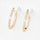 PENDIENTES VALENTINO COSTA ARO DORADO CON CIRCONITAS