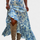 Karen | Falda Maxi Floral con Abertura y Volantes