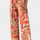 Senda | Pantalones de Pierna Ancha con Estampado Abstracto