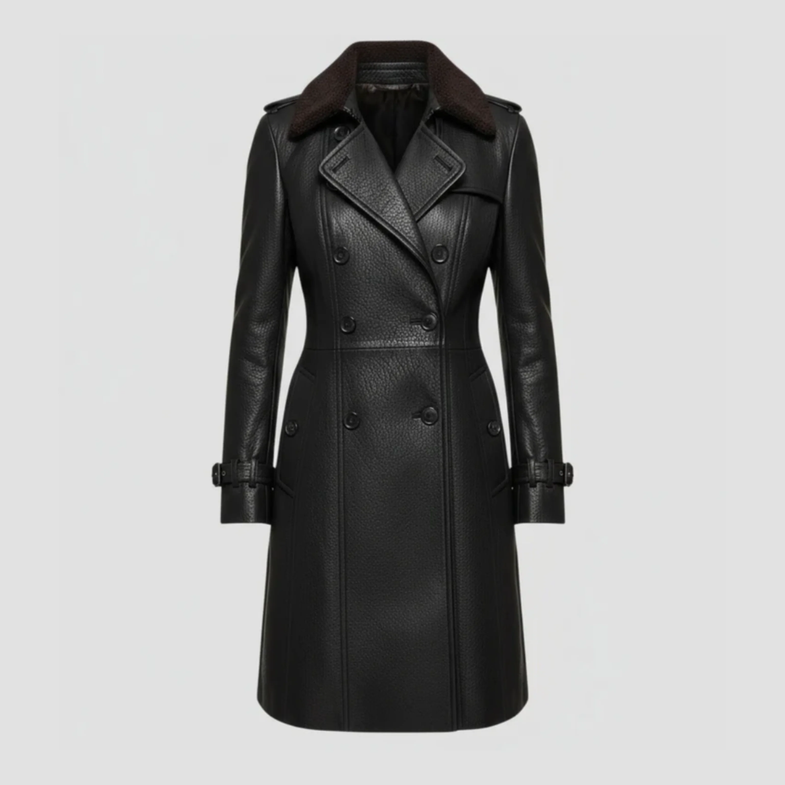 LENA™ | ABRIGO DE CUERO