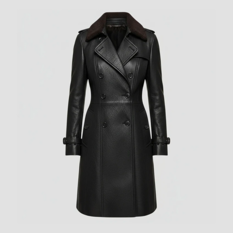 LENA™ | ABRIGO DE CUERO