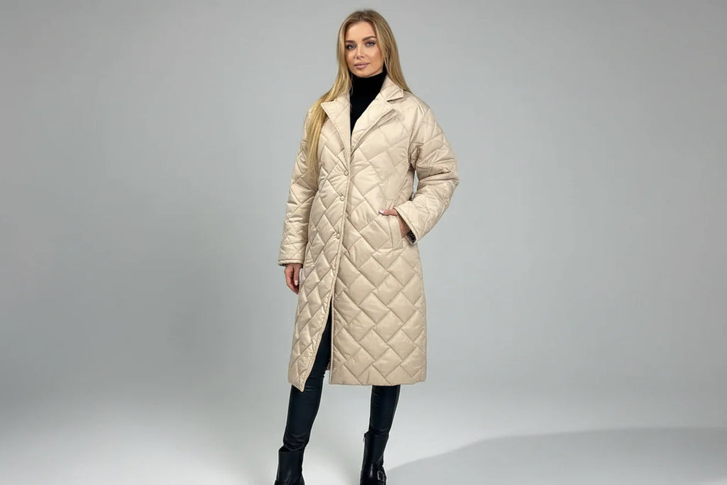 ABRIGO ACOLCHADO PREMIUM CON FORRO ESTAMPADO DE LEOPARDO