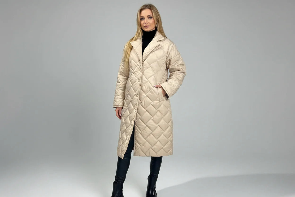 ABRIGO ACOLCHADO PREMIUM CON FORRO ESTAMPADO DE LEOPARDO