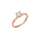 ANILLO VALENTINO COSTA SOLITARIO DORADO CON CIRCONITA