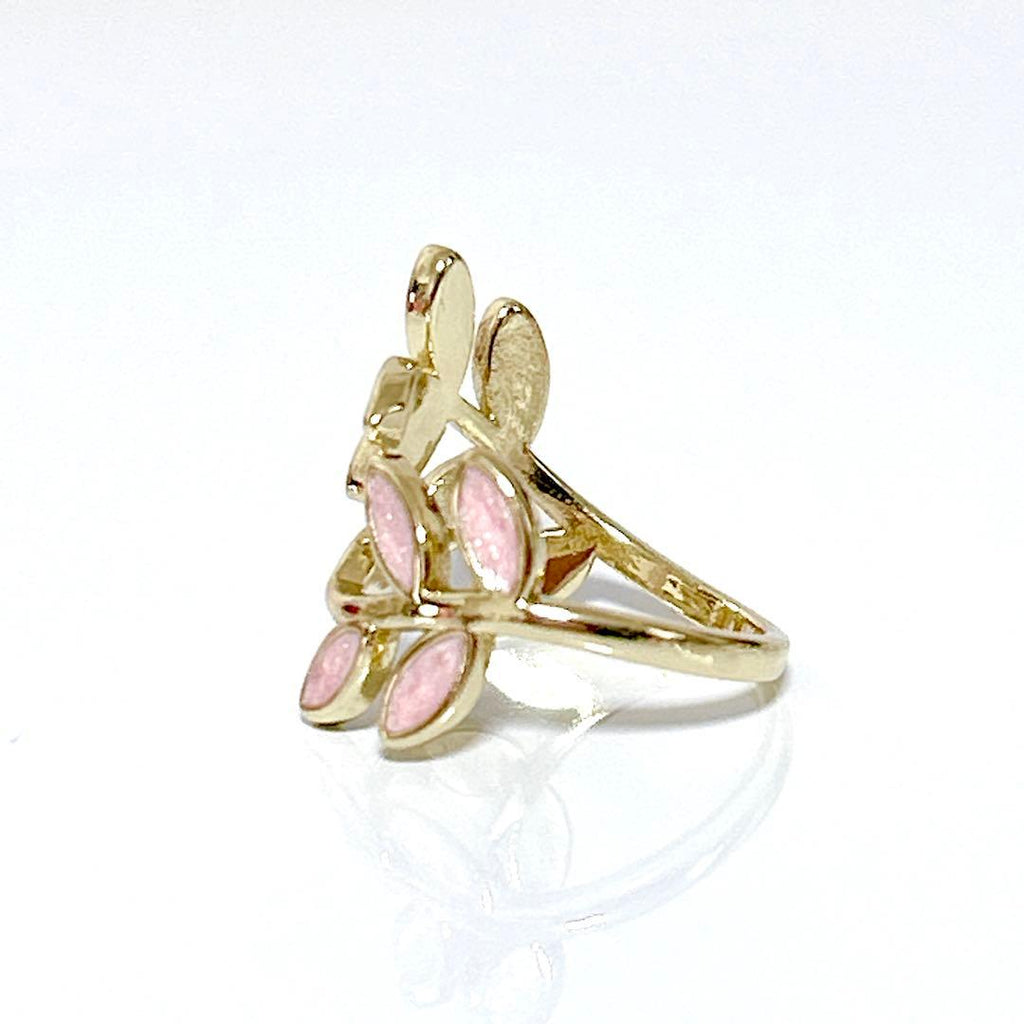 ANILLO | ROSE LEAVES