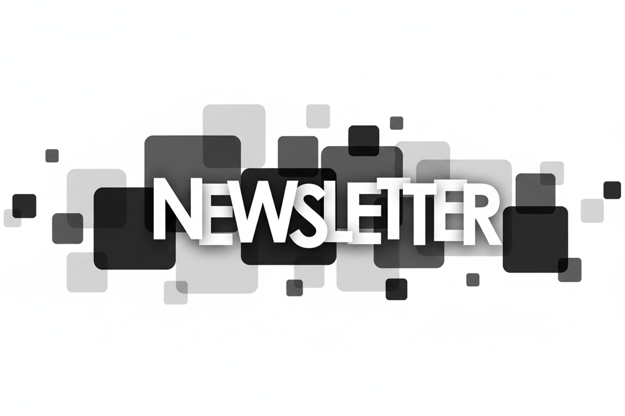 Newsletter en blanco y negro
