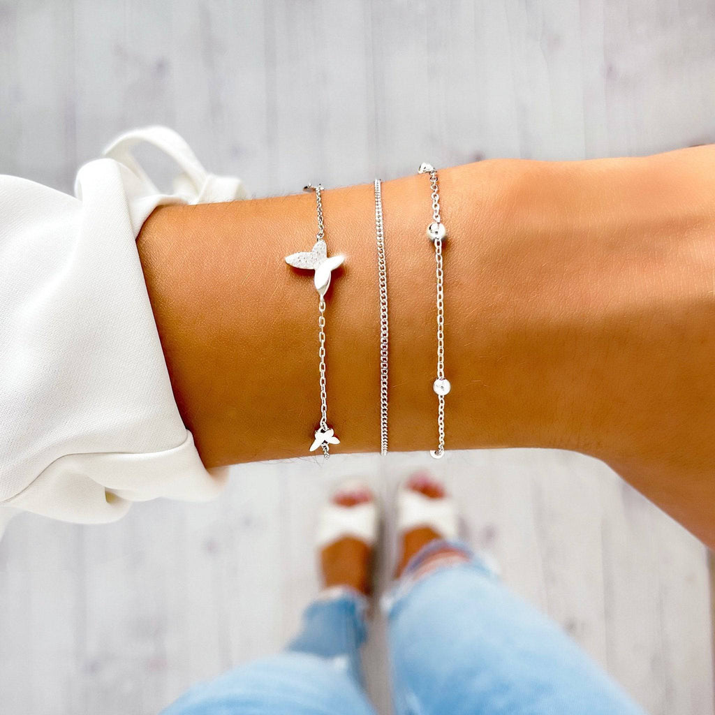 PULSERA VALENTINO COSTA MARIPOSAS DELICADAS CON CIRCONITAS