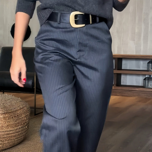 Mathilda | Pantalones de traje a rayas para mujeres